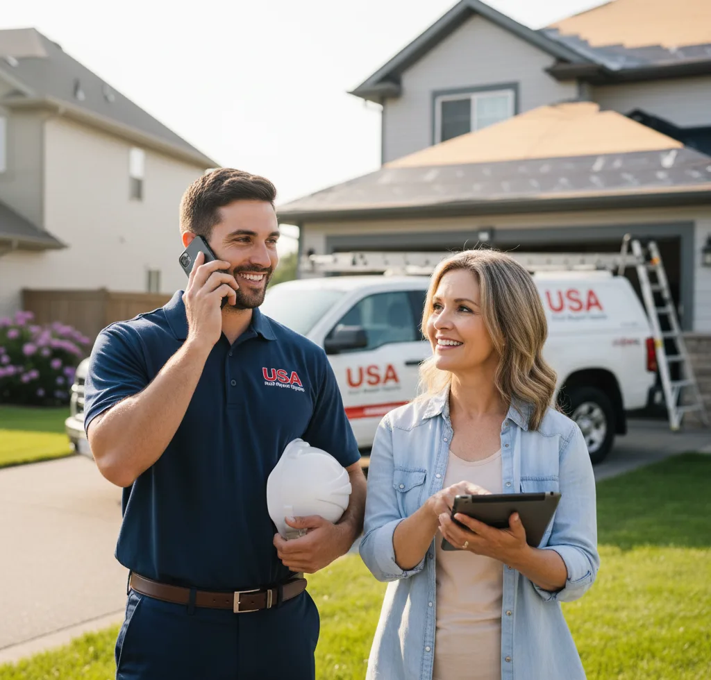 USA Roof Repair Experts customer support in Bensenville